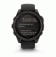 fēnix 8 – 47 mm, Solar, Sapphire Sapphire, Carbon grey DLC titanium with Black/pebble grey silicone band- 010-02906-11 - Garmin